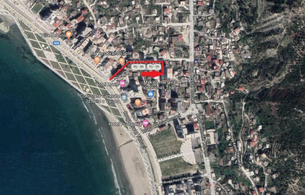 Lindita'S Seaview Appartment Wlora Zewnętrze zdjęcie